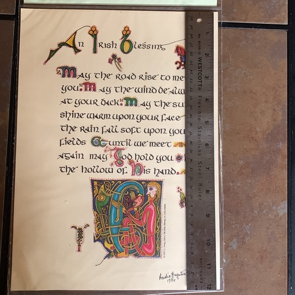 An Irish Blessing Vintage Poster - Picture 10 of 10